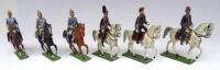 German made mounted 56mm scale Bavarian Dragoons
