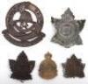5x Canadian C.E.F Cap Badges - 2