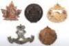 5x Canadian C.E.F Cap Badges - 2