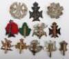 Selection of British Army Territorial Battalions Cap Badges - 2