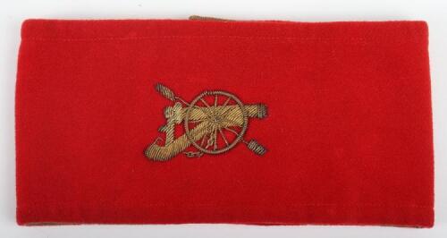 WW1 Period British Royal Artillery Staff Officers Armband / Brassard