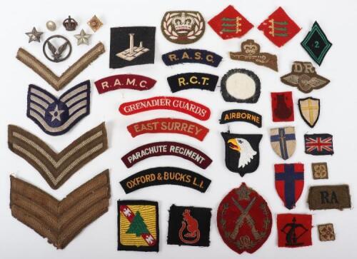 Selection of British Cloth Insignia