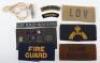 Selection of British Home Guard & Civil Defence Insignia