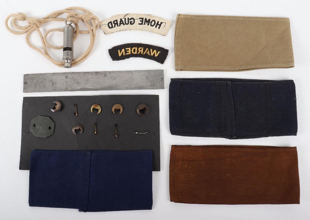 Home Guard Ranks Selection of British Home Guard & Civil Defence Insignia