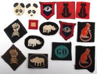 Selection of British Armoured Division Cloth Formation Signs