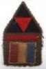 WW2 1st Battalion South Lancashire Regiment 3rd Infantry Division Battle Dress Combination Insignia