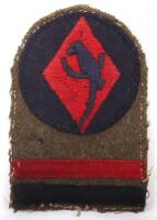 WW2 British 8th Battalion Royal Warwickshire Regiment 48th Infantry Division Battle Dress Combination Insignia