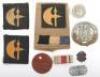 WW2 British Cloth Insignia Grouping 5th Northamptonshire Regiment 78th Infantry Division - 2