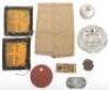 WW2 British Cloth Insignia Grouping 5th Northamptonshire Regiment 78th Infantry Division - 3