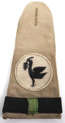 WW2 British 50th Royal Tank Regiment 23rd Armoured Brigade Tropical Shoulder Strap Combination