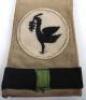 WW2 British 50th Royal Tank Regiment 23rd Armoured Brigade Tropical Shoulder Strap Combination - 2