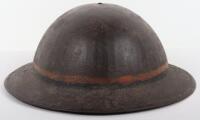 WW1 British Royal Warwickshire Birmingham Pals Marked Steel Combat Helmet