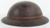 WW1 British Royal Warwickshire Birmingham Pals Marked Steel Combat Helmet - 2