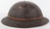 WW1 British Royal Warwickshire Birmingham Pals Marked Steel Combat Helmet - 5