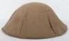 WW1 British Steel Helmet with Khaki Cloth Cover and Shoulder Strap - 2