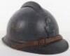 WW1 French Engineers Adrian Pattern Steel Helmet - 4