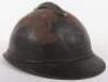 WW1 French Light Infantry (Chasseurs) Adrian Pattern Steel Helmet - 3