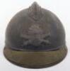 WW1 French Artillery Adrian Pattern Steel Helmet