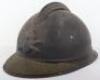 WW1 French Artillery Adrian Pattern Steel Helmet - 4