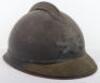 WW1 French Artillery Adrian Pattern Steel Helmet - 5