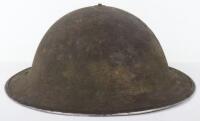 WW2 British Camouflaged Steel Combat Helmet