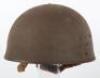 WW2 British Royal Armoured Corps Steel Combat Helmet - 4