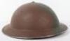 WW2 British Camouflaged Steel Combat Helmet - 3