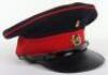 George VI Royal Marines Officers Peaked Cap - 5