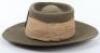 WW2 British Bush / Slouch Hat of the 136th Field Regiment (1st West Lancashire) Royal Artillery - 7