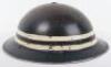 WW2 British Home Front Police Sergeants Steel Helmet - 6