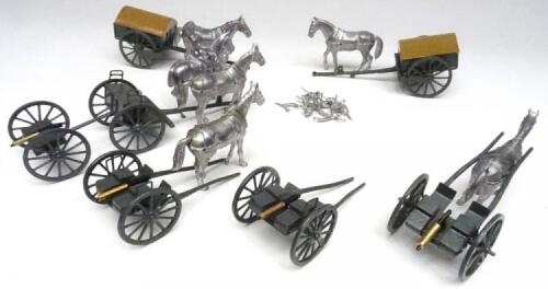 Lancer horsedrawn Limbered Maxim