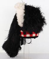 Scottish Cameron Highlanders Feather Bonnet