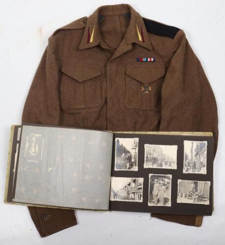 WW2 Polish “Walking Out” Battle Dress Blouse of Konrad Kaszubowski 1st Reconnaissance Regiment