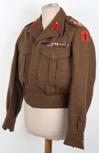 1947 Pattern Battle Dress Blouse of Colonel Anti-Aircraft Command and EIIR Equerry