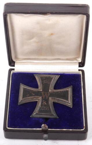Cased Imperial German 1914 Iron Cross 1st Class