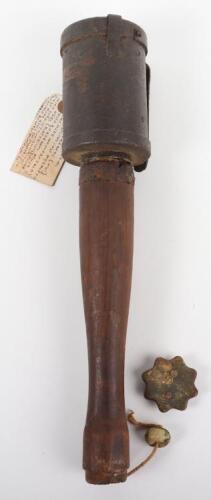 Inert WW1 Semi-Relic German 1915/1916 Stick Grenade