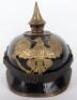 Imperial German Prussian Tin Pickelhaube - 7