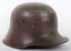 Imperial German M-18 Camouflaged Steel Combat Helmet - 2