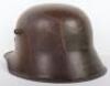 Imperial German M-18 Camouflaged Steel Combat Helmet - 4