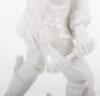 WW2 German Porcelain Statue of a Grenade Thrower in Combat by Karl Ens - 4
