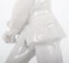 WW2 German Porcelain Statue of a Grenade Thrower in Combat by Karl Ens - 7
