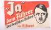 Rare Third Reich Adolf Hitler 1930’s Election Poster