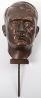 Third Reich Adolf Hitler Bronzed Head