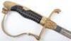 German Reichswehr / Third Reich Artillery Sword with Double Etched Blade by E & F Horster - 9