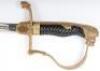 German Reichswehr / Third Reich Artillery Sword with Double Etched Blade by E & F Horster - 10