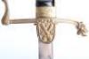 German Reichswehr / Third Reich Artillery Sword with Double Etched Blade by E & F Horster - 12