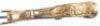 German Reichswehr / Third Reich Artillery Sword with Double Etched Blade by E & F Horster - 16