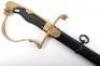 German Reichswehr / Third Reich Artillery Sword with Double Etched Blade by E & F Horster - 21
