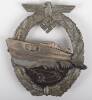 Kriegsmarine 2nd Pattern E-Boat (Schnellboote) War Badge by Schwerin Berlin