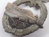 Kriegsmarine 2nd Pattern E-Boat (Schnellboote) War Badge by Schwerin Berlin - 2
